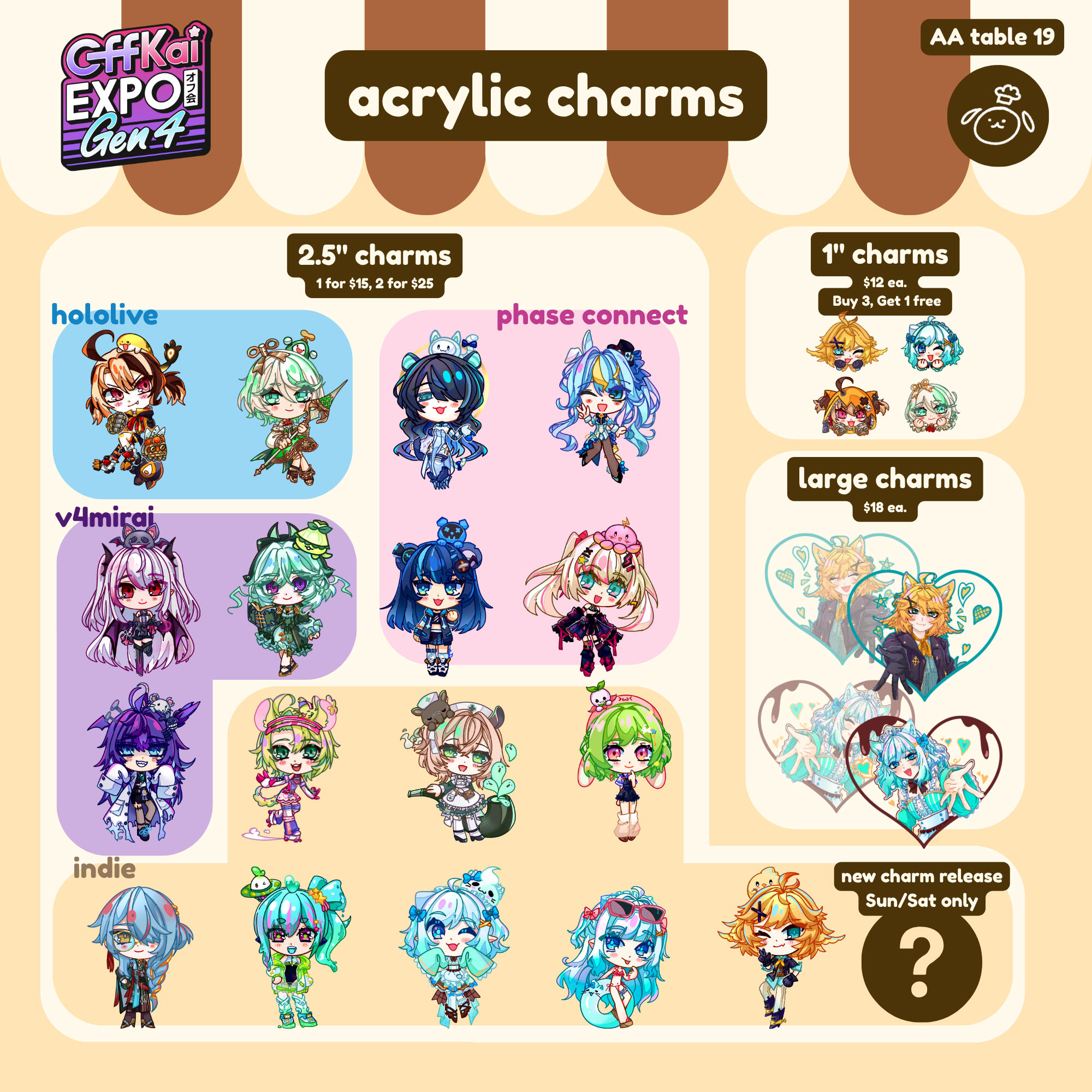 Acrylic charms
