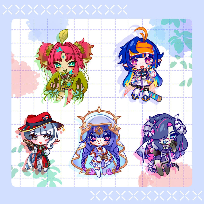 Varpro Ch. 1: Equilibrium Acrylic Charms