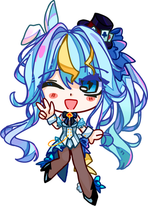 2.5" Kaminari Clara Acrylic Keychain