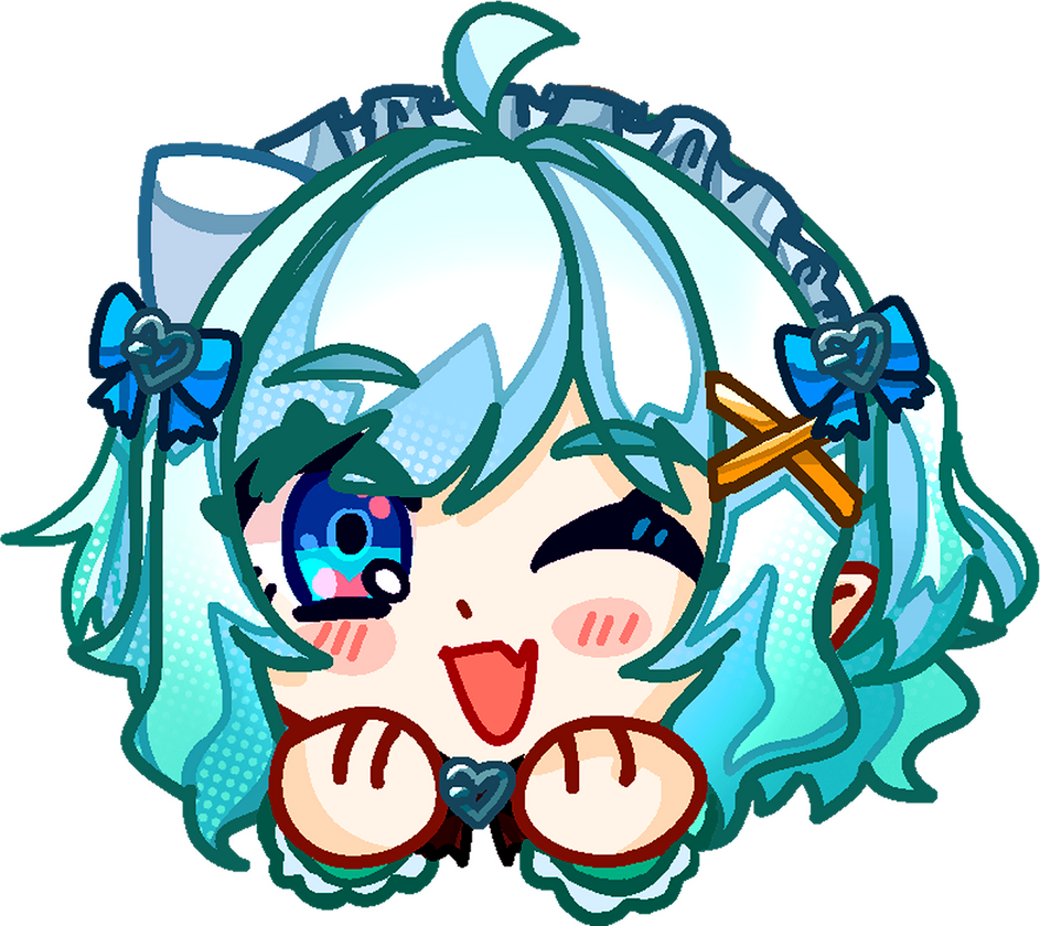 1" Mint Fantome Acrylic Keychain