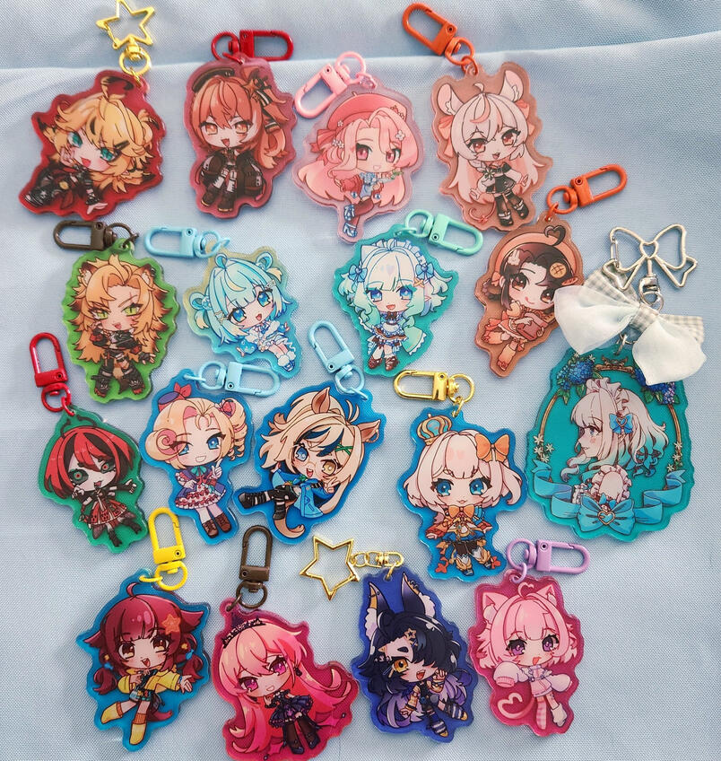 Acrylic Vtuber Charms Pt 2