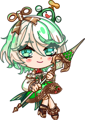 2.5" Cecilia Immergreen Acrylic Keychain