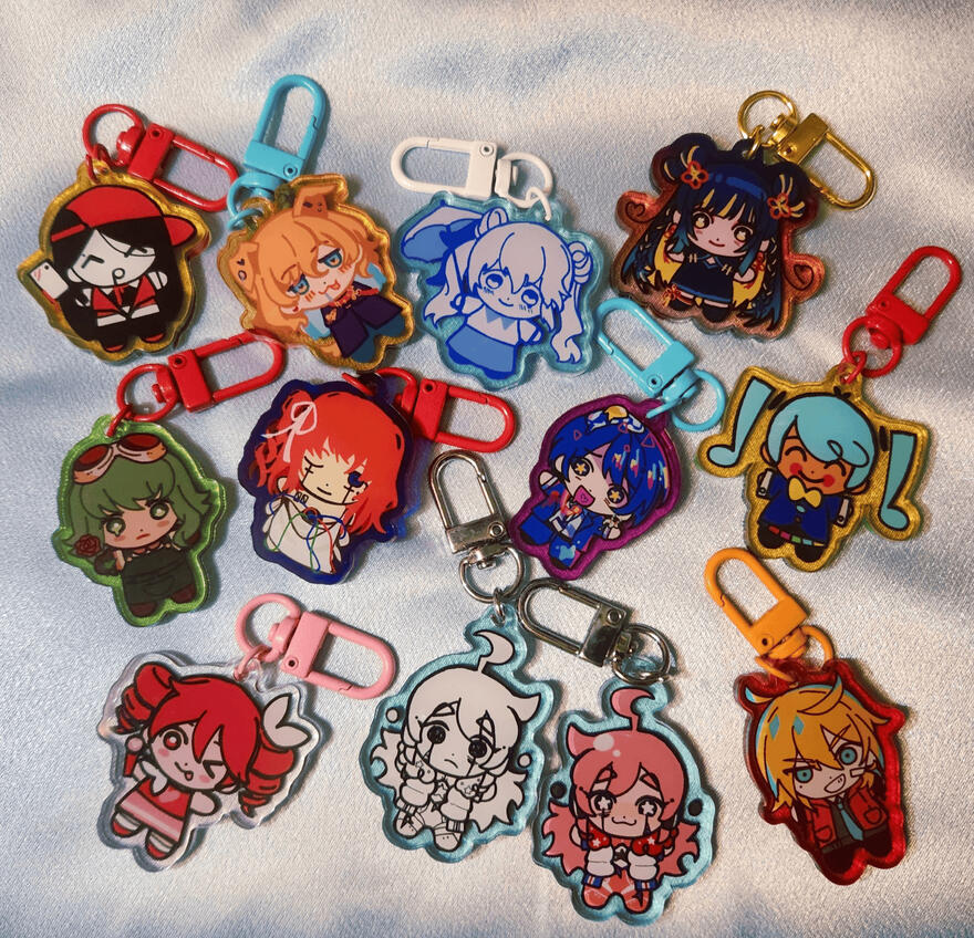 Flavor Foley Acrylic Charms