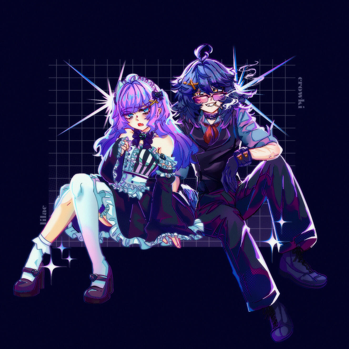lilac x crowki