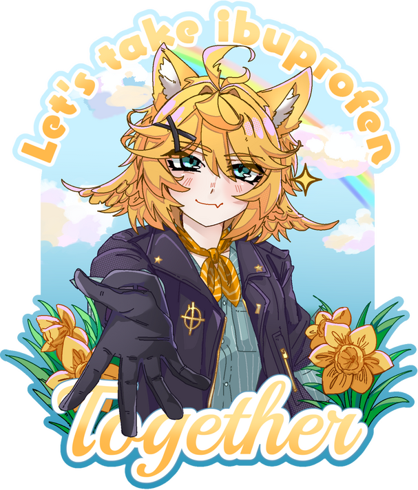 Doki Ibuprofen Sticker