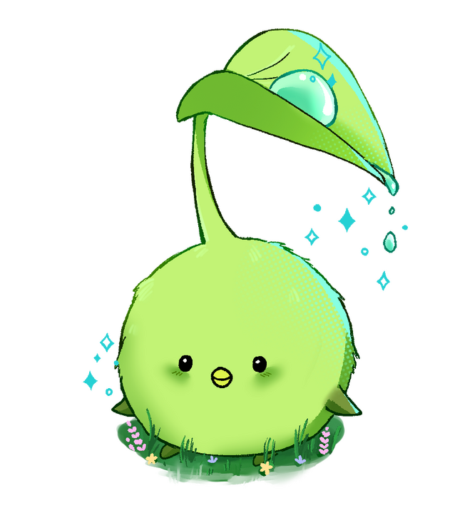 Hot Foil Holo Stamped Korpokurr Sticker